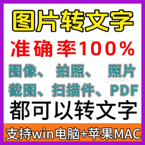 一键图片转文字拍照扫描件转Word文档Excel表格提取助手-淘淘虚拟仓