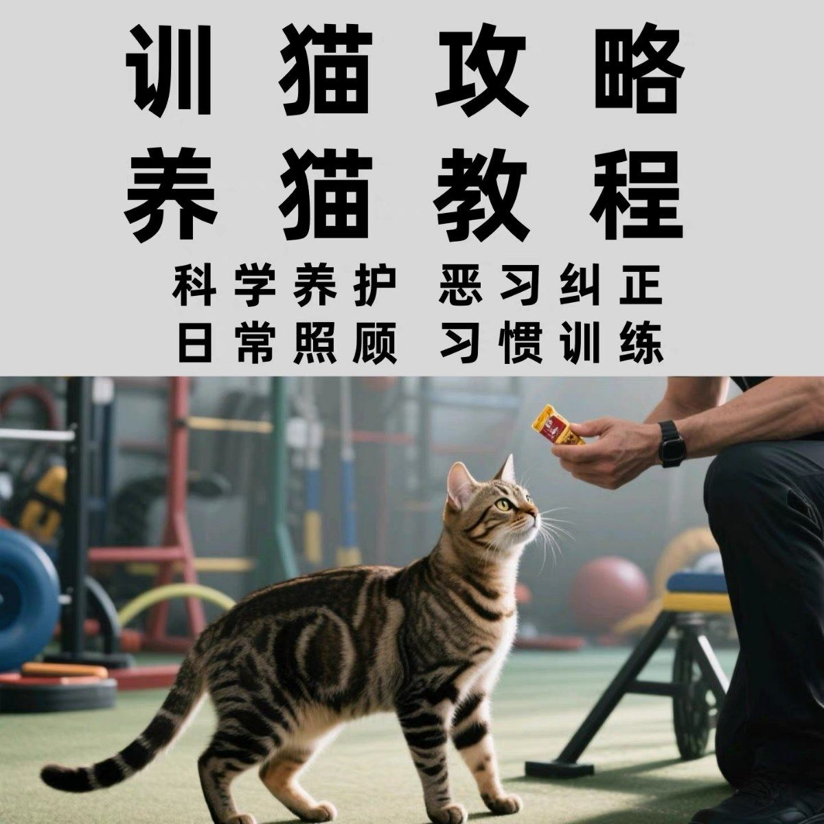 训猫入门培训教学视频课程驯猫教程家庭养猫指南攻略大全注意事项-淘淘虚拟仓