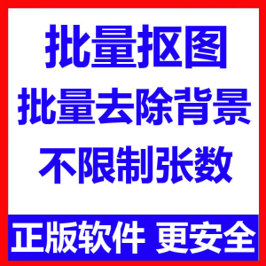 批量抠图工具 全自动去除图片背景软件 本地运行 不限制张数-淘淘虚拟仓