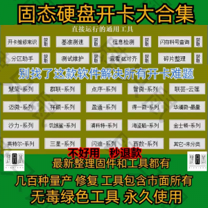 慧荣主控U盘SSD固态硬盘量产开卡工具SM2258XT开卡软件AAENAB系列-淘淘虚拟仓
