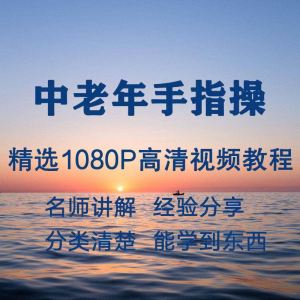 中老年手指操视频教程新手自学零基础入门精通教学课程全集-淘淘虚拟仓