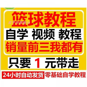 篮球视频教程大全教学训练教学课程基础打篮球技巧街球零基础入门-淘淘虚拟仓