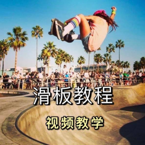 长板滑板双翘滑板教学视频教程初学者新手零基础入门自学花样刷街-淘淘虚拟仓