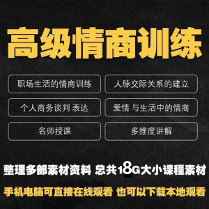 职场情商课程人际交往社交视频自学口才礼仪教程沟通说话技巧素材-淘淘虚拟仓