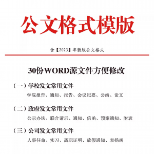 公文模板写作规范格式模板行政公函会议纪要通知范例大全电子版-淘淘虚拟仓