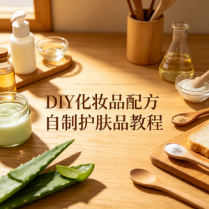 DIY化妆品配方自制护肤品教程学习资料手工制作大全芦荟胶水乳霜-淘淘虚拟仓