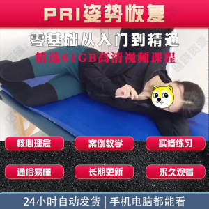 pri姿势恢复技术视频教程呼吸动力技术姿势恢复纠正训练培训课程-淘淘虚拟仓